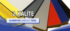 2. Kalite Alüminyum Kompozit Panel (125x320 cm)