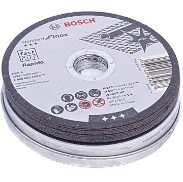 Bosch Kesme Diski Inox 115x1mm Metal 10 Adet
