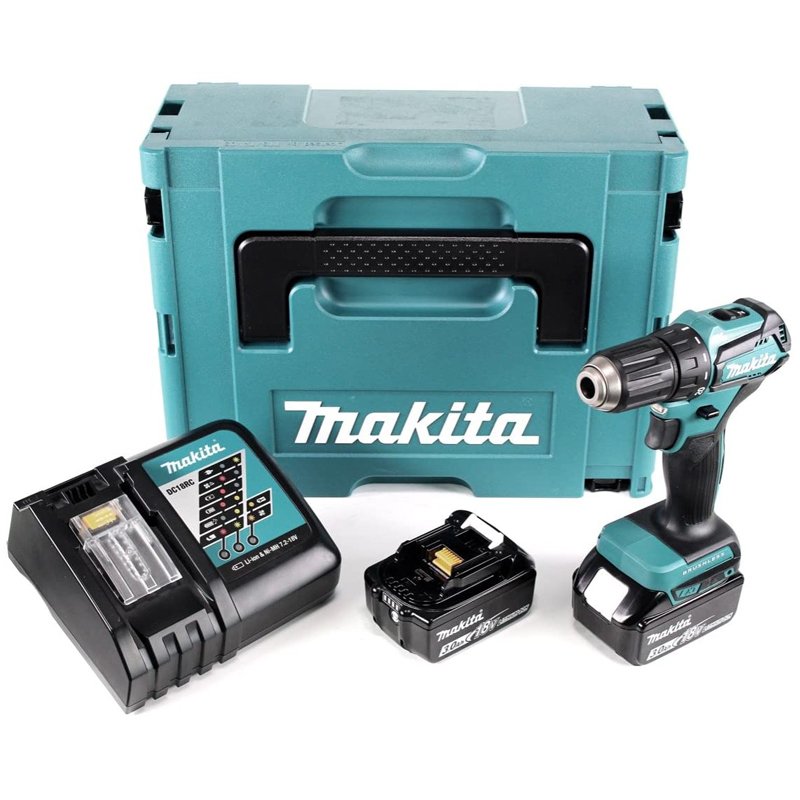 Makita DDF483RFJ Çift Akülü Vidalama 18V 3.0Ah