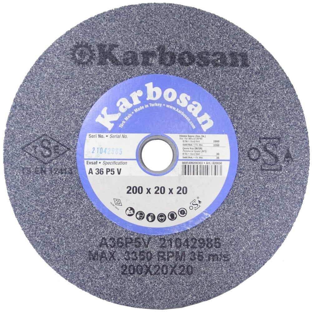 Karbosan 920030 A 36 P5 NK Taşlama Taşı 200x20x20mm