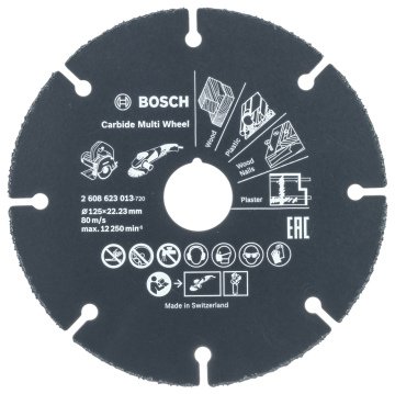 Bosch Carbide Multi Wheel 125 mm