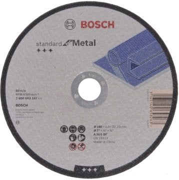 Bosch Kesme Diski 180x3mm Metal