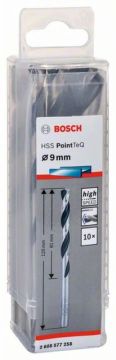 Bosch HSS PointTeQ Matkap Uç Metal 9x81x125mm 10 Parça