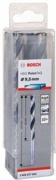 Bosch HSS PointTeQ Matkap Uç Metal 9.5x81x125mm 10 Parça