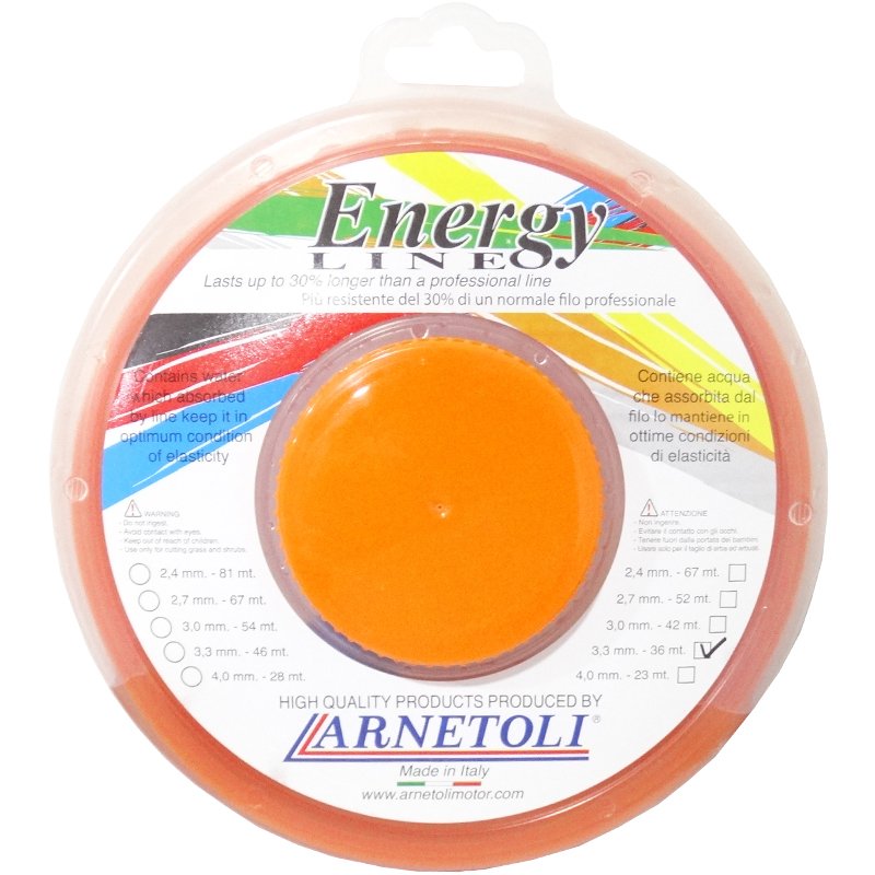 Energy Line Arnetoli Su Depolu  NYR33036-S Misina 3.3mm 36 Metre Turuncu Kare