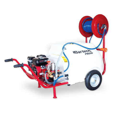 Bartech PM200 Benzinli İlaçlama Makinası 6.5Hp 200 Litre