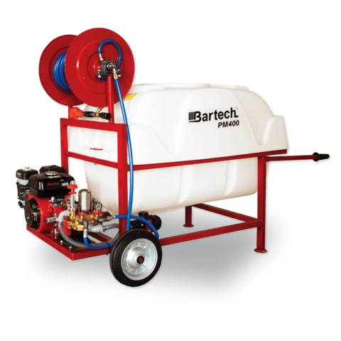 Bartech PM400 Benzinli İlaçlama Makinası 6.5Hp 400 Litre