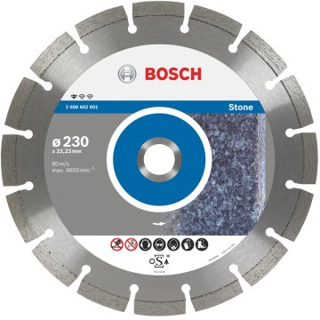 Bosch Stone Taş ve Beton Kesme Diski Elmas 230mm