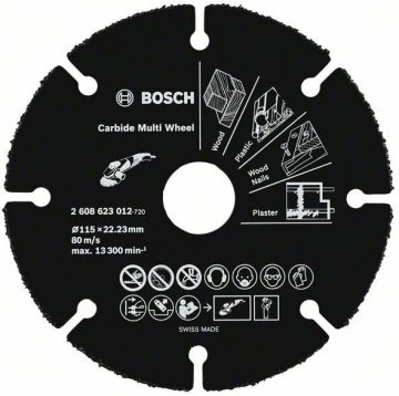 Bosch Multi Wheel Karbit Kesme Diski Elmas 115mm