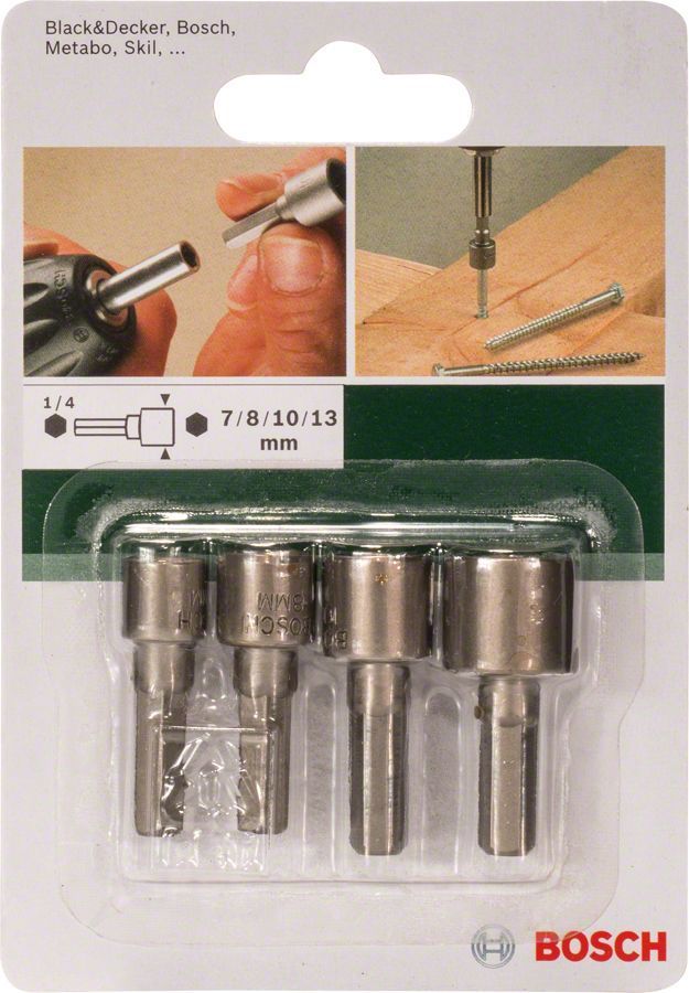Bosch Lokma Anahtarı Seti 7, 8, 10, 13mm_0