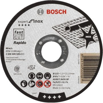 Bosch Expert Kesme Diski Inox 115x1mm Metal