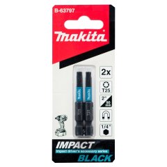 Makita B-63797 Impact Black Bits Uç T25 50mm