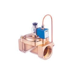 S2012 Serisi Buhar Solenoid Valfi (Borulu)