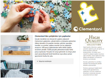 Clementoni - Amsterdam 500 Parça Puzzle (35037)