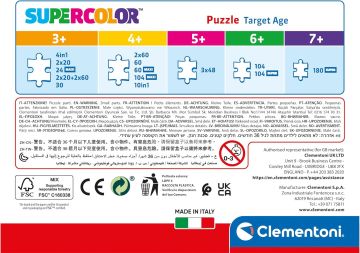 Clementoni 30 Parça Supercolor Puzzle: Paw Patrol