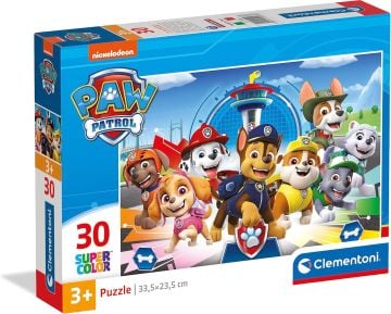 Clementoni 30 Parça Supercolor Puzzle: Paw Patrol