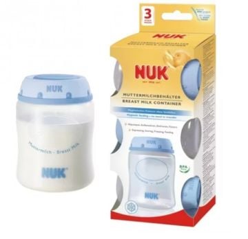 Nuk Süt Saklama Şişesi - 3'lü Kutu