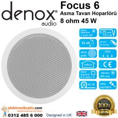 Denox Focus 6 Asma Tavan Hoparlörü