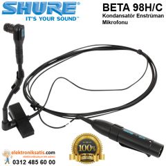 Shure BETA 98H/C Kondansatör Enstrüman Mikrofonu