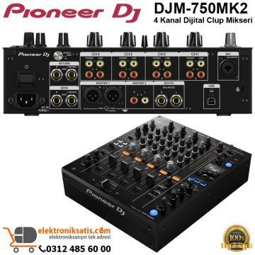 Pioneer Dj DJM-750MK2 4 Kanal Dijital Clup Mikseri