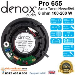 Denox Pro 655 Asma Tavan Hoparlörü