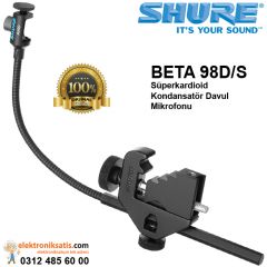 Shure BETA 98D/S Süperkardioid Kondansatör Davul Mikrofonu