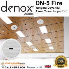 Denox DN-5 Fire Yangına Dayanıklı Asma Tavan Hoparlörü