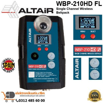 Altair WBP-210HD FL Single Channel Wireless Beltpack
