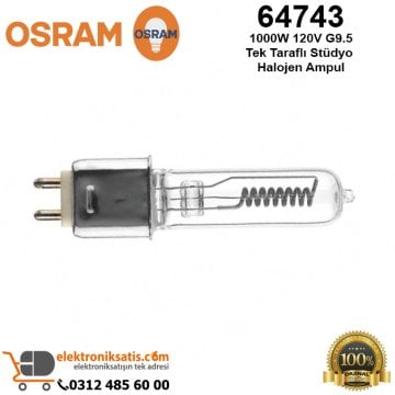 Osram 64743 1000 Watt 120 Volt G9.5 Tek Taraflı Stüdyo Halojen Ampul