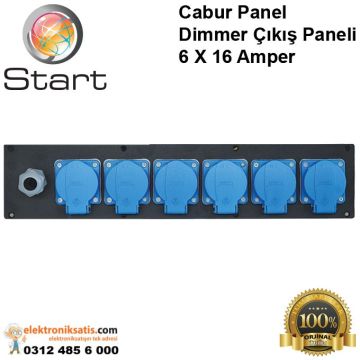 Start Cabur Panel Dimmer Çıkış Paneli 6 X 16 Amper