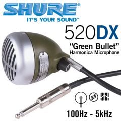 Shure 520DX Dinamik Mızıka Mikrofonu