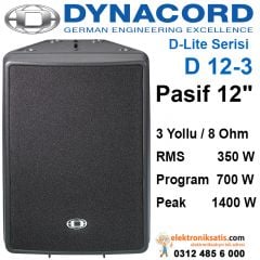 Dynacord D-Lite D 12-3 12'' 3-Way Fullrange Pasif Hoparlör