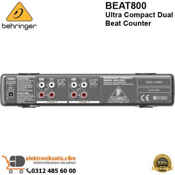 Behringer BEAT800 Ultra Compact Dual Beat Counter