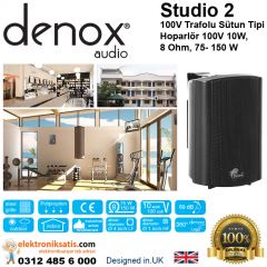 Denox Studio 2 100V Trafolu Kabin Sütun Hoparlör