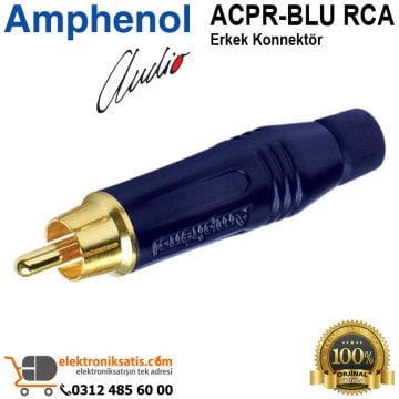 Amphenol ACPR-BLU RCA Erkek Konnektör
