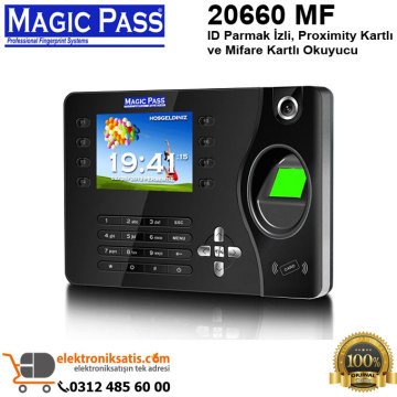 Magic Pass 20660 MF ID Parmak İzli Proximity ve Mifare Kartlı Okuyucu