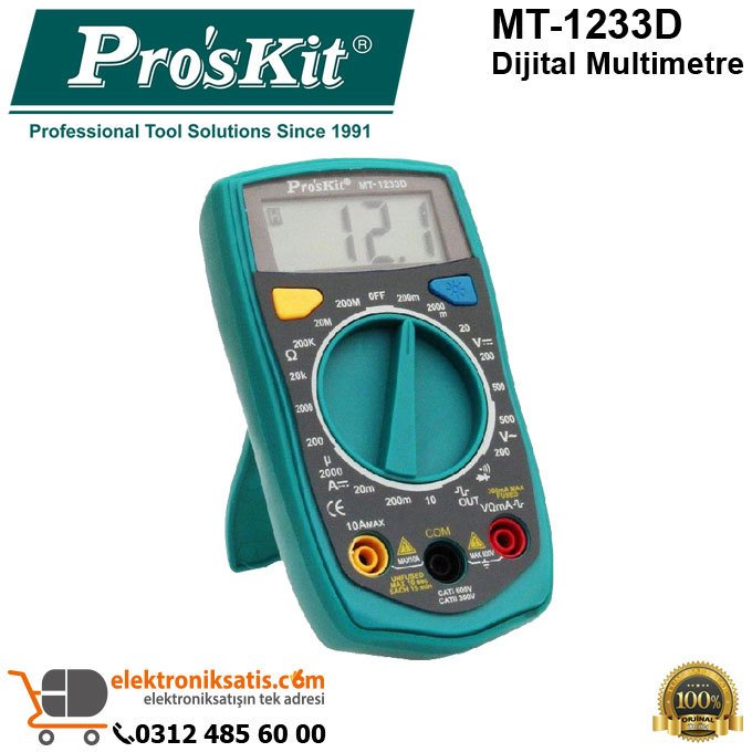 Proskit MT-1233D Dijital Multimetre