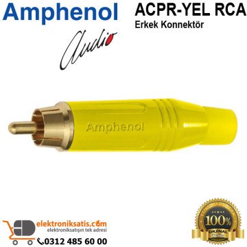 Amphenol ACPR-YEL RCA Erkek Konnektör