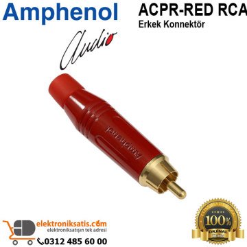 Amphenol ACPR-RED RCA Erkek Konnektör