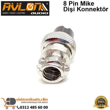 Avlon Audio 8 Pin Mike Dişi Konnektör