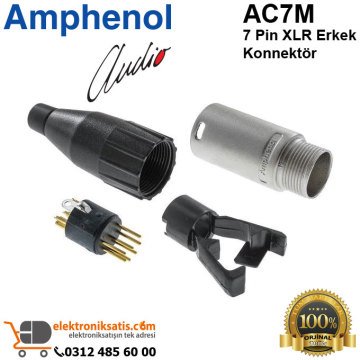 Amphenol AC7M 7 Pin XLR Erkek Konnektör