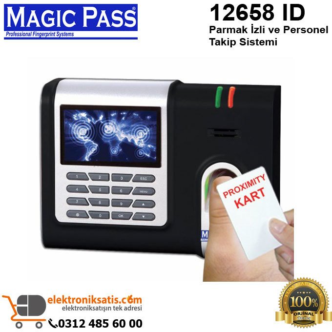 Magic Pass 12658 ID Parmak İzli ve Personel Takip Sistemi
