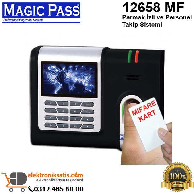 Magic Pass 12658 MF Parmak İzli ve Personel Takip Sistemi