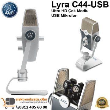 AKG Lyra C44-USB Ultra HD Çok Modlu USB Mikrofon