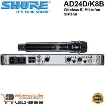 Shure AD24D/K8B Wireless El Mikrofon Sistemi