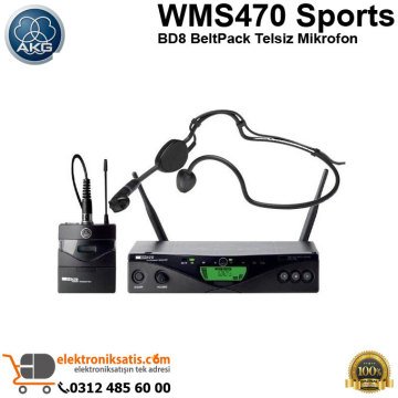 AKG WMS470 Sports Set BD8 BeltPack Telsiz Mikrofon