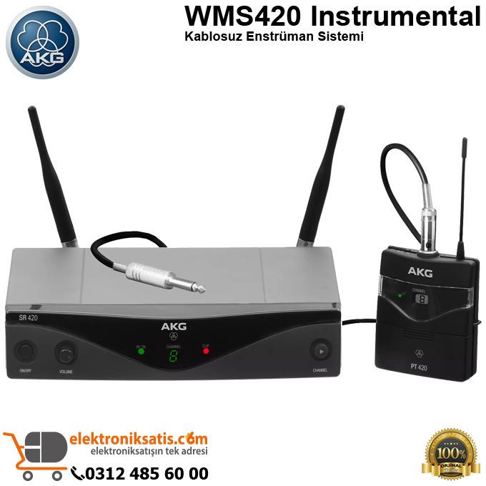 AKG WMS420 Instrumental Kablosuz Enstrüman Sistemi