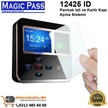 Magic Pass 12425 ID Parmak izli ve Kartlı Kapı Açma Sistemi
