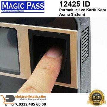 Magic Pass 12425 ID Parmak izli ve Kartlı Kapı Açma Sistemi