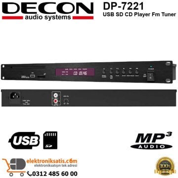 Decon DP-7221 USB SD CD Player Fm Tuner